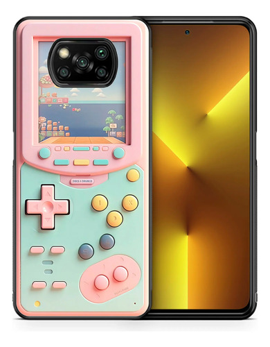 Funda Para Xiaomi Poco Gameboy Retro Rosa Girly Imagen