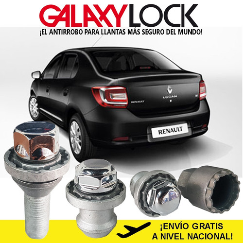 Tuercas Seguridad Renault Logan Zen Diesel  Galaxylock