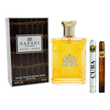 Safari Ralph Lauren 125ml Caballero+perfume Cuba 35ml