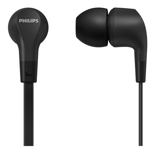 Auriculares Intrauditivos Philips  Con Cable Con Cable Plano Para Reducir Los Enredos, Manos Libre Y Conector 3.5mm Auxiliar