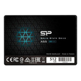 Disco Duro Sólido Ssd Sata Interno 512 Gb Silicon Power A55 Color Negro