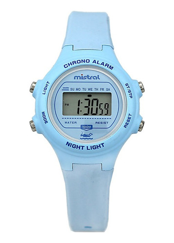 Reloj Mistral Ldx-ban Dama Niño 100m Wr Crono Timer Luz 