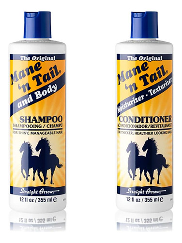 Shampoo Champú Y Acondicionador Caballo Mane´n Tail -355 Ml