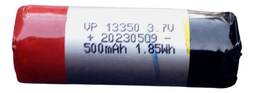 Bateria Recargable Lipo Cilindrica 500mah 3.7v 13350 1.85wh 