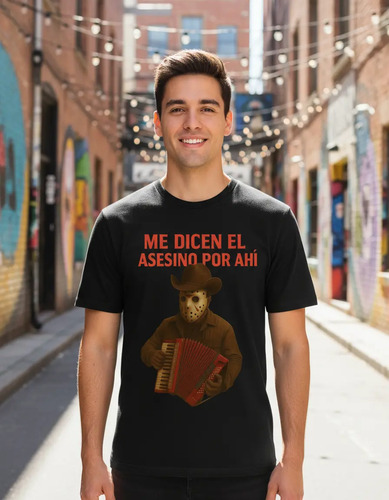 Playera Halloween Jason Viernes 13 Me Dicen El Asesino | Meses sin interés
