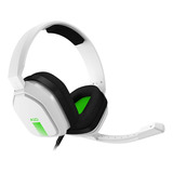 Audífono Logitech Gamer Astro A10 Blanco Y Verde Headset Xb1