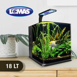 Kit Pecera Acuario 18 Litros Con Substrato 3kg Y Calentador