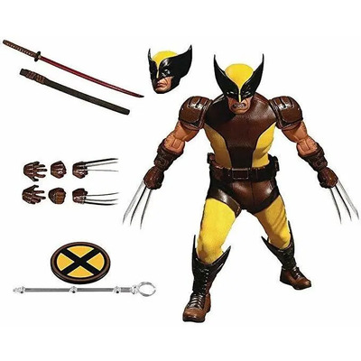 Una Mezco Juguetes: 12 Colectivo: Figura Marvel Wolverine Ac