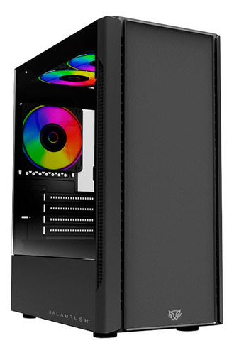 Gabinete Gamer Balam Rush Nyx Gi730 Atx Media Torre 3 Fan 