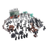 120pieces Medieval Knight Soldado Juguetes Warriors