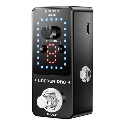 Pedal De Efectos Para Guitarra O Bajo Mvave Looper Pro C/afi