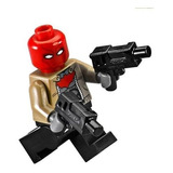 Minifigura Lego Dc Comics Super Heroes Red Hood Con Dos Pist