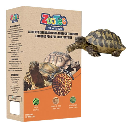 Alimento Extrusado Tortuga Terrestre Premium Zootec 1kg 