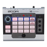 Zoom V3 Procesador Vocal Multi Efecto Color Gris Oscuro