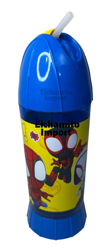 Botella Toma Jugo Spiderman Miles Morales