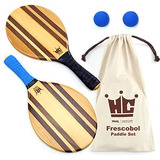 Set, Juego Completo De Bá Frescobol Paddle Ball Set (beach S