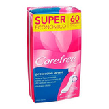 Protectores Diarios Carefree Proteccion Largos 60 Unidades