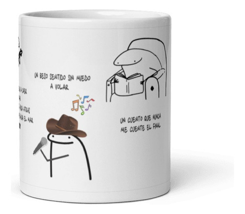 Taza Flork Abel Cancion - Taza Orca Porcelana Importada