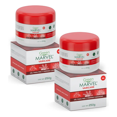 Green Marvel Varicare Gel 2 Tarros De 250 Gr - Mentol | Meses sin interés