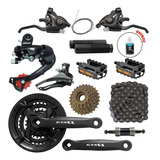 Kit Bike 21v Gta Rapdfire Pedivela Cambios Catraca Corrente