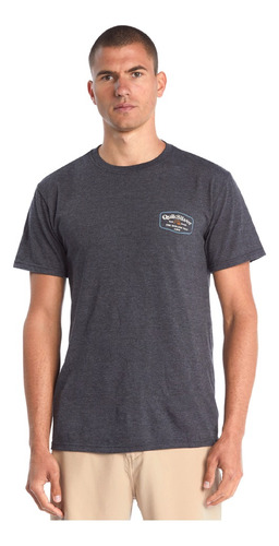 Polera Quiksilver Into Clouds Hombre Charcoal Heather