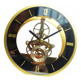 Reloj De Metal Decorativo Antiguo Con Panel Acrílico