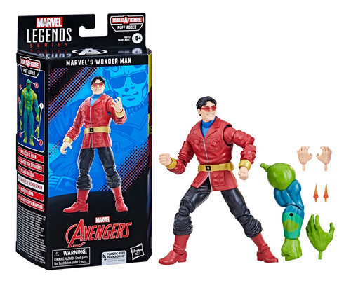 Figura De Acción Marvel Legends Series Wonder Man +3