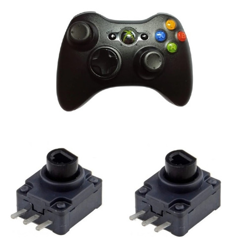 2 Botão Rt Lt Potenciômetro 3d Para Controle Xbox 360