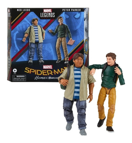 Marvel Spider-man 60º Aniversário Peter Parker E Ned Leeds