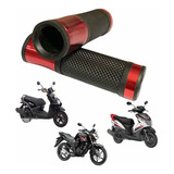 Puños Racing Rojo Universal Bws125 Ray Z Fz16 Ft150 150z