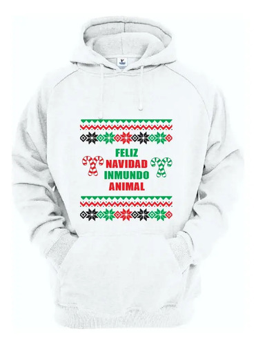 Sudadera Hoodie Feliz Navidad Inmundo Animal Ugly Sweater V2