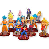 Dragon Ball Set De 12 Figuras 11 A 14 Cms 