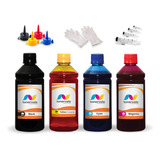 Kit 4 Tinta Para Hp Pro 7740 A3 904xl 250ml