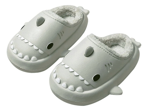 Pantuflas Tiburon Shark Chanclas Suaves Hombre Mujer Felpa