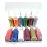 Glitter Varios Colores X Unidad En Botellita