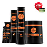 Kit Haskell Encorpa Cabelo Engrossa Cabelos 500ml Completo 