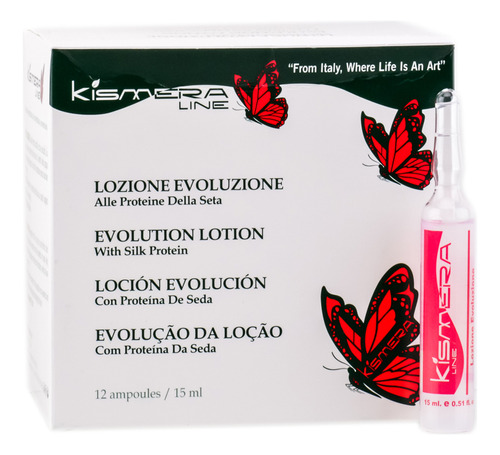 Loción Kismera Evolution Con Proteína De Seda 12x15ml