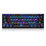 Motospeed Ck61 Rgb Teclado Mecánico Para Juegos Outmu Azul