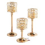 3* Candelabros De Con Candelabros De Cristal Europeos Para