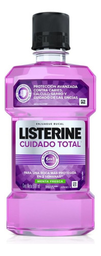 Listerine Cuidado Total 500ml