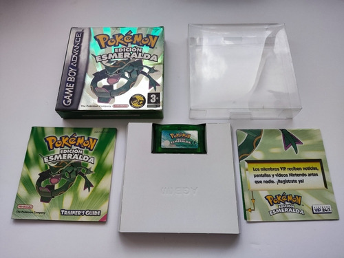 Pokemon Edicion Esmeralda En Caja Full Juego Gameboy Advance