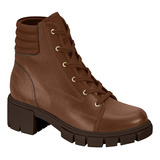 Bota Feminina Moleca Coturno Salto Bloco Meia Pata 5338107