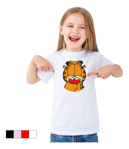 Playera Juvenil Colores Y Diseño Garffielt #6