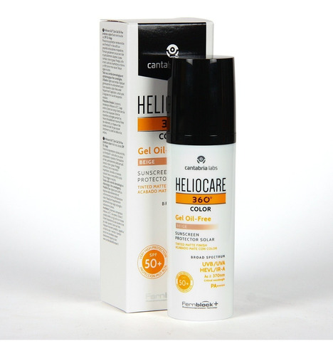 Heliocare 360 Gel Oil-free Color Beige Spf 50+ De 50 Ml 
