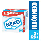 Jabon Neko Antibacterial Blanco X 3und