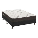 Cama Box Casal: Colchão D45 Ortobom Light Saúde+base Crc Sue