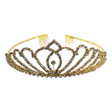 Tiara Corona Diamantes De Imitación De Cristal Para Reina