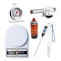 Set X4 Balanza 10kg Digital Tara + Termómetro Alimentos Digital Cocina + Soplete Flambeador + Termómetro Temperatura Horno Kit Repostería Pastelería Cocina Levys Bazar | MercadoLibre