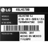 Tv LG 49lh5700 En Desarme