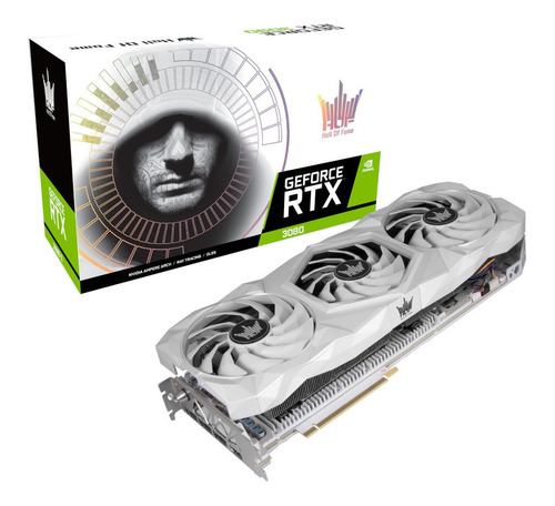 Placa De Vídeo Galax Geforce Rtx 3080 Hof 10gb 320bit Gddr6x